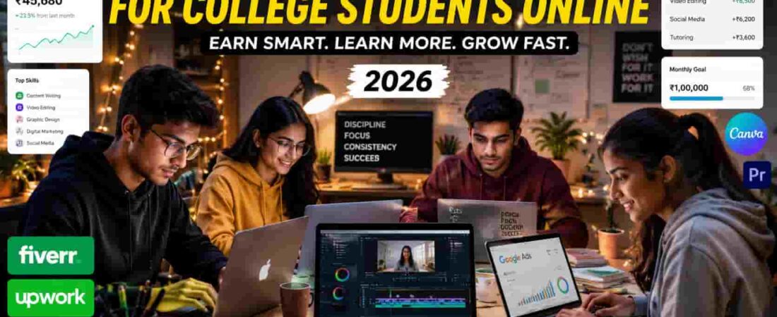 Best Part Time Jobs for College Students Online in 2026