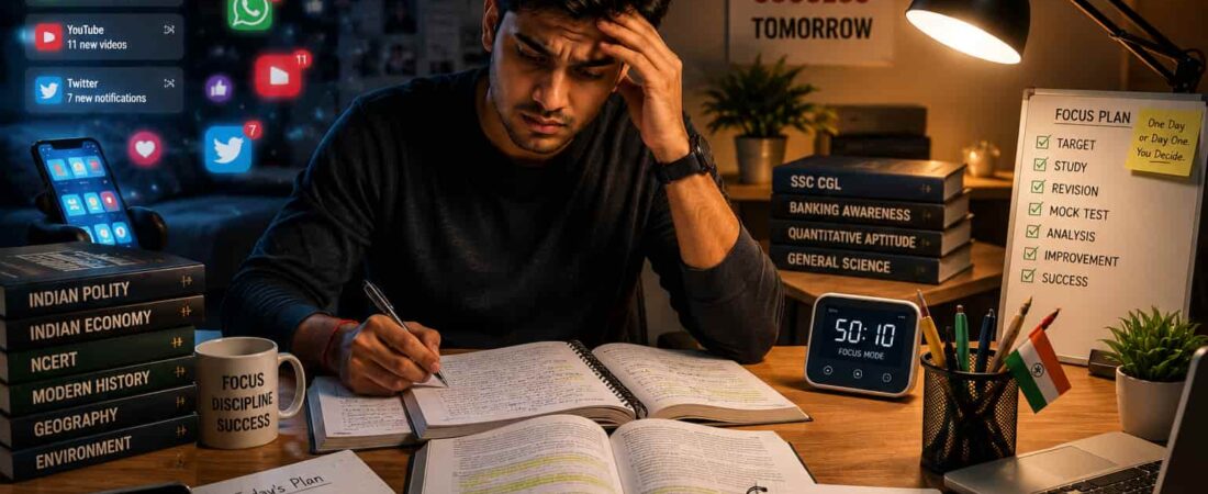 Can’t Focus on Studies? Practical Tips for Government Exam Aspirants