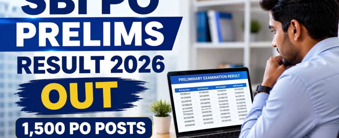 SBI PO Prelims Result 2026 Out for 1,500 Posts; How to Check