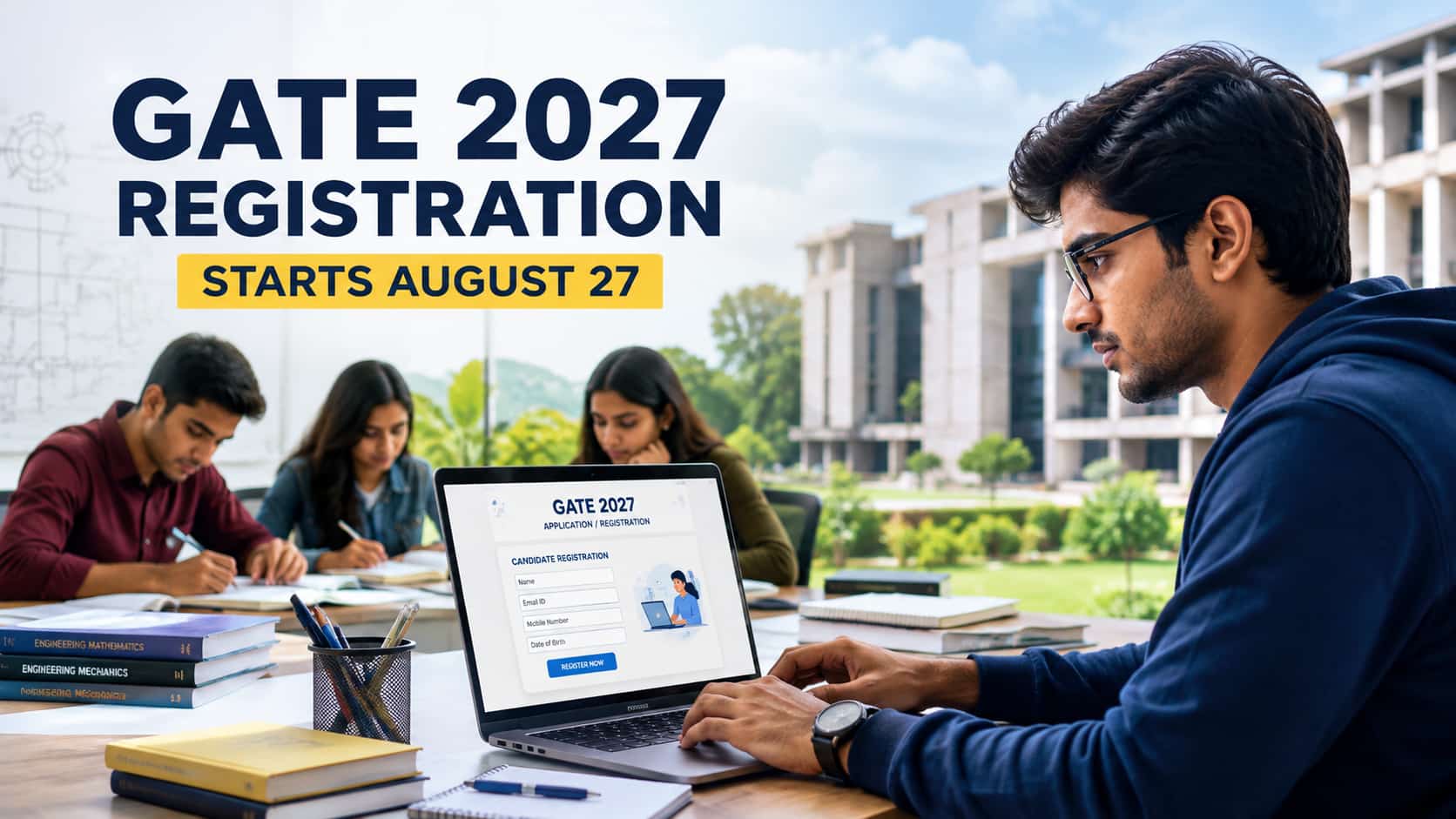 GATE 2027 Registration Starts Tomorrow: Check Eligibility, Exam Pattern and MTech, PhD Admission Details