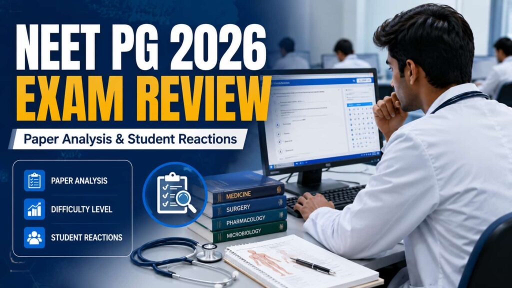 NEET PG 2026 Exam Review, paper analysis and student reactions