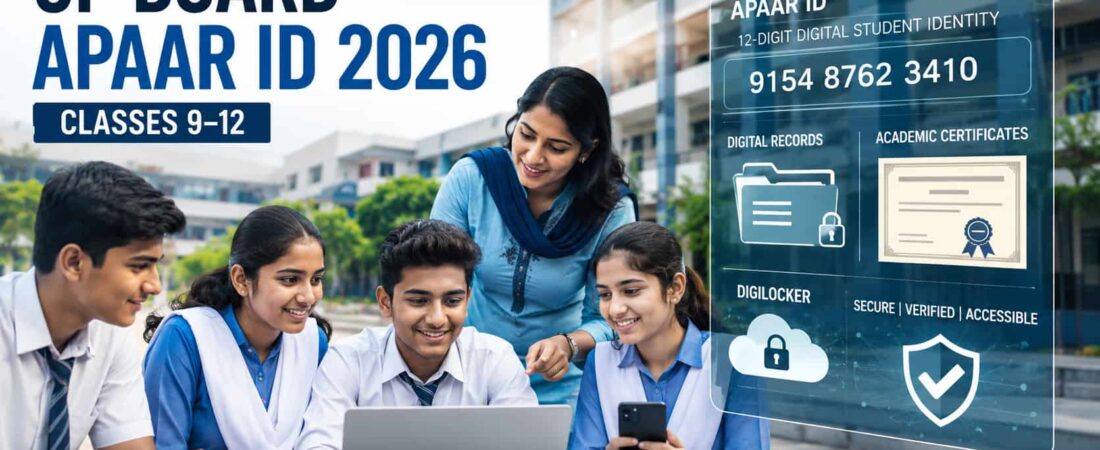 UP Board APAAR ID 2026: Classes 9 to 12 Students Asked to Create APAAR ID, Schools Told to Ensure 100% Coverage