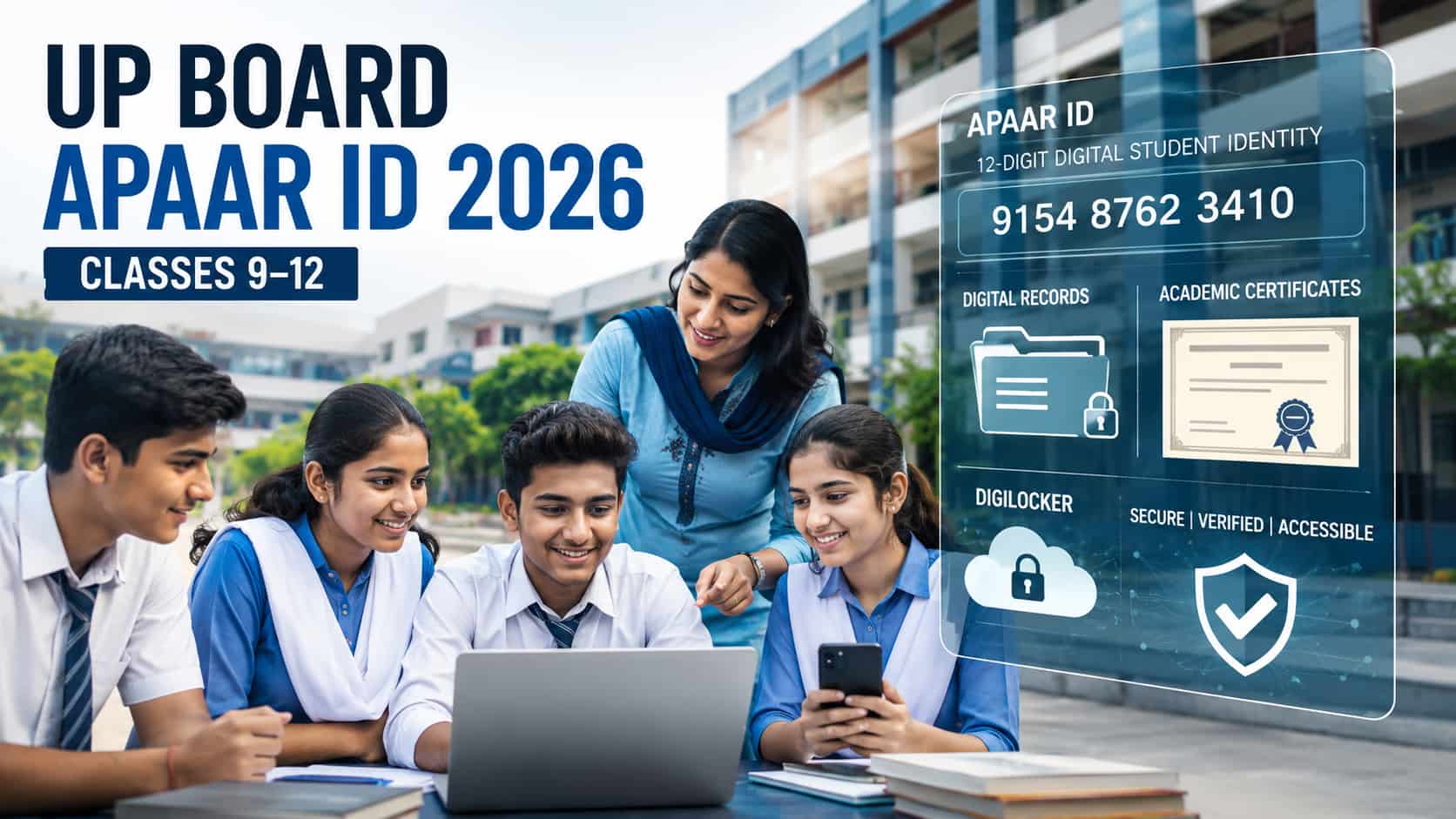 UP Board APAAR ID 2026: Classes 9 to 12 Students Asked to Create APAAR ID, Schools Told to Ensure 100% Coverage