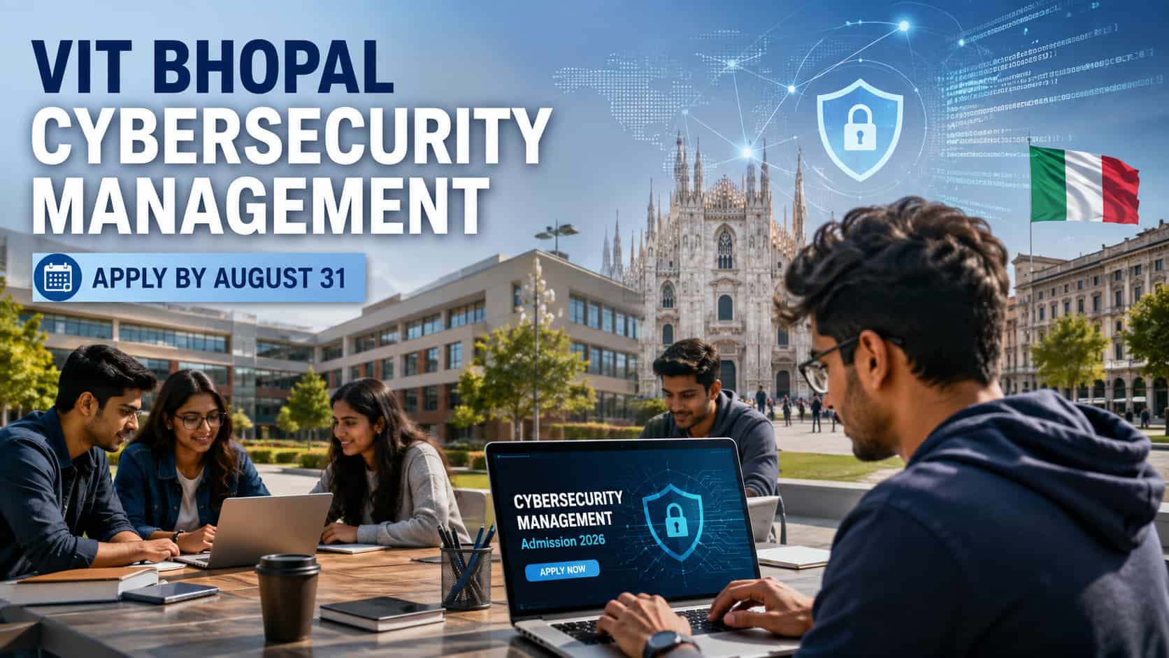 VIT Bhopal Cybersecurity Management Admission 2026: Apply for International Master’s Programme by August 31