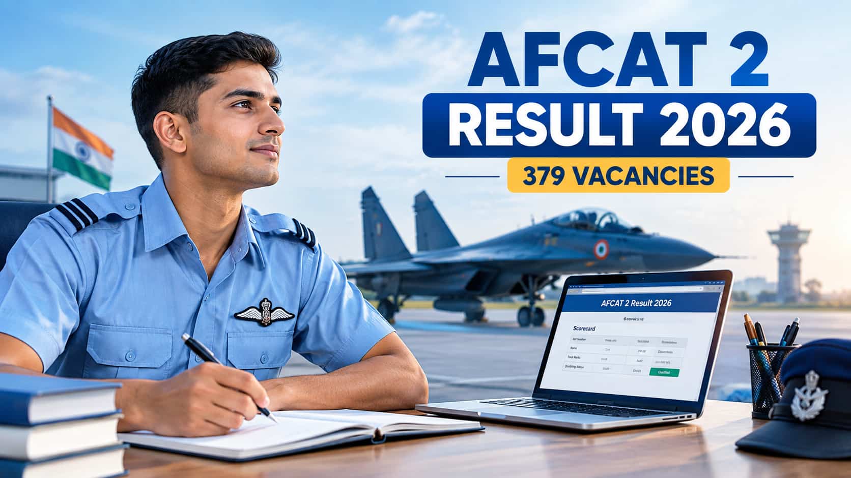 AFCAT 2 Result 2026 Out Today: IAF Releases Result for 379 Vacancies, Check Scorecard
