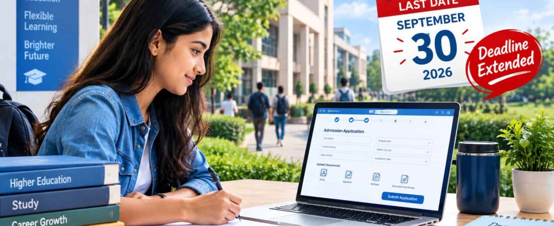 IGNOU July 2026 Admission Last Date Extended: Apply Online Till September 30