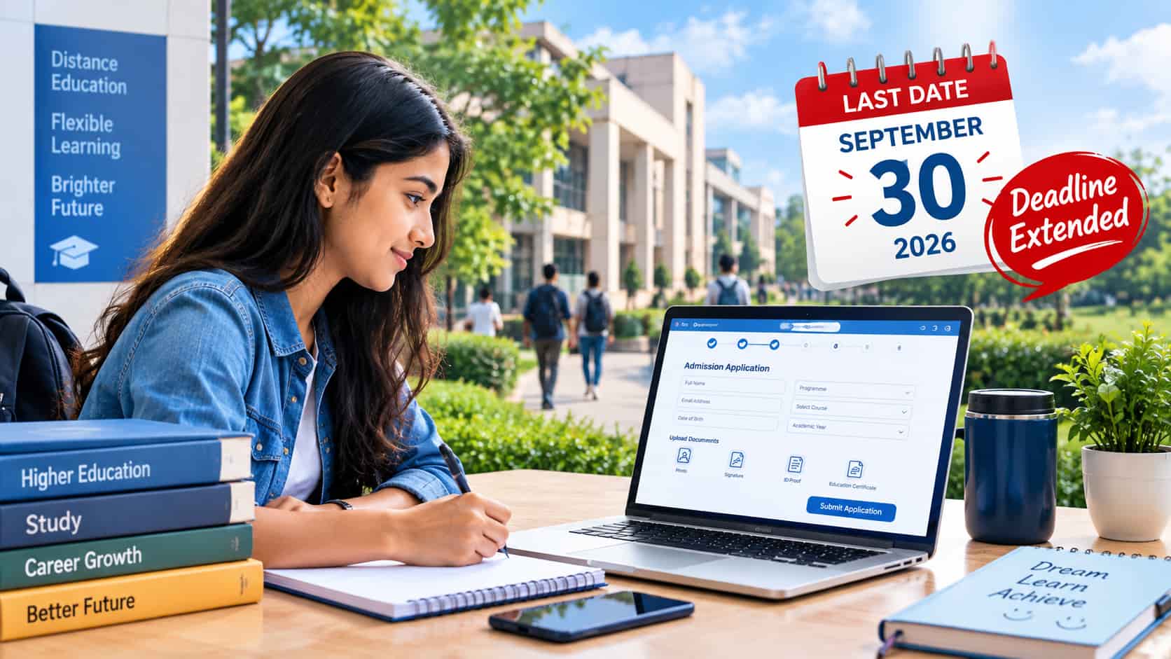 IGNOU July 2026 Admission Last Date Extended: Apply Online Till September 30