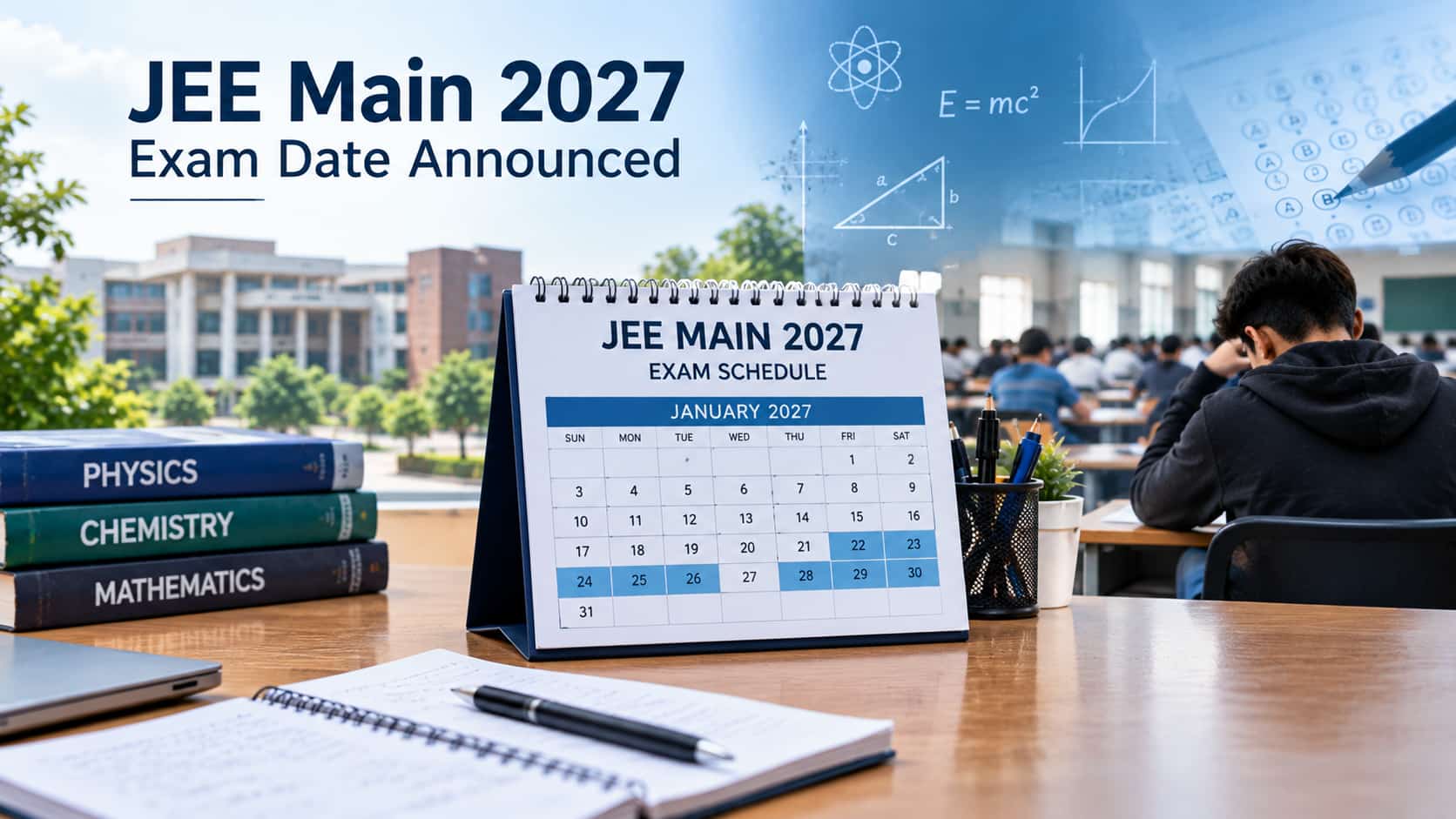 JEE Main 2027 Exam Date Out: Check Session 1 January Exam Dates