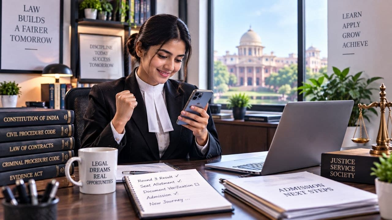 MH CET 3-Year LLB Round 3 Seat Allotment 2026 OUT: 23,859 Seats Allotted