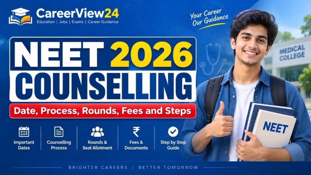 UP NEET Counselling 2026 Round 2 choice filling for 33,043 eligible candidates