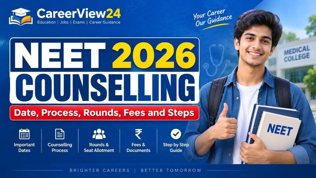 UP NEET Counselling 2026: 33,043 Candidates Eligible for Round 2 Choice Filling, Allotment on September 25