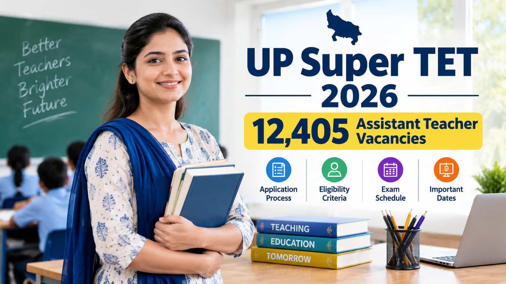 UP Super TET 2026: 12,405 Teacher Vacancies, Apply Online Starts Today